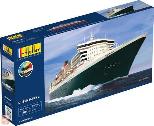 Heller 1:600 STARTER KIT Queen Mary 2