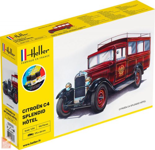 Heller 1:24 STARTER KIT Citroen C4 "Splendid Hotel