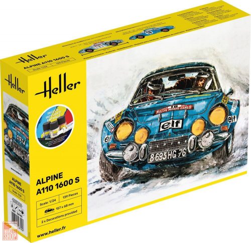 Heller 1:24 STARTER KIT Alpine A110 (1600)