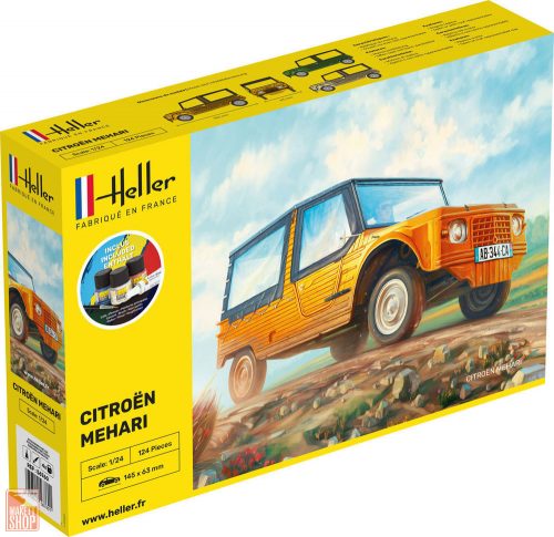 Heller 1:24 STARTER KIT Citroen Mehari (Version 1)