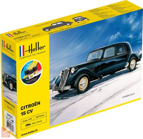 Heller 1:24 STARTER KIT Citroen 15 CV