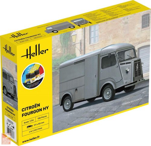 Heller 1:24 STARTER KIT Citroen Fourgon Hy "Tube