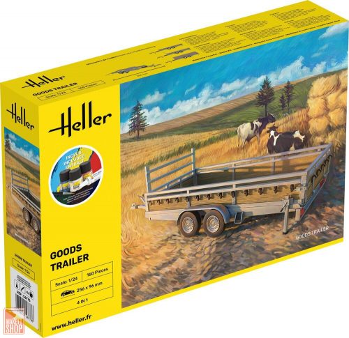 Heller 1:24 STARTER KIT Goods Trailer