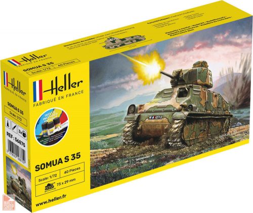 Heller 1:72 STARTER KIT Somua S35