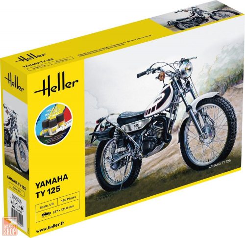 Heller 1:8 STARTER KIT TY 125 Bike