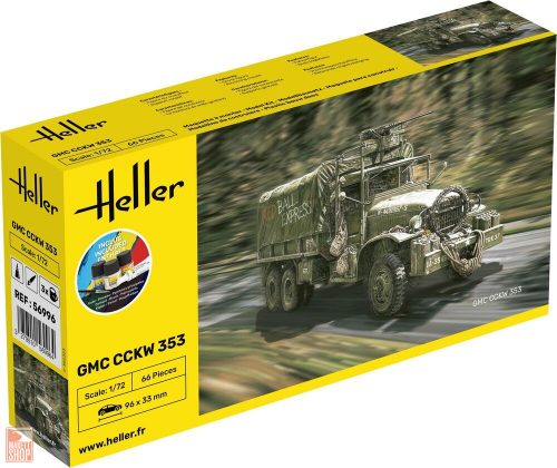 Heller 1:72 STARTER KIT GMC CCKW 352