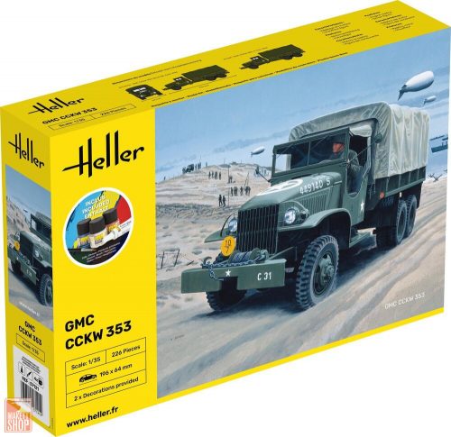 Heller 1:35 STARTER KIT GMC US-Truck