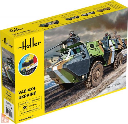 Heller 1:35 STARTER KIT VAB 4x4 Ukraine