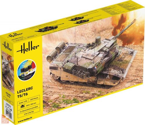 Heller 1:35 STARTER KIT Leclerc T5/T6