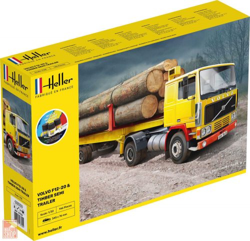 Heller 1:32 STARTER KIT F12-20 & Timber Semi Trailer