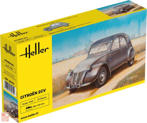 Heller 1:43 Citroen 2 CV