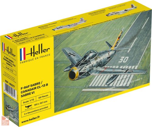 Heller 1:72 F-86F SABRE / CANADAIR CL-13 B Sabre VI