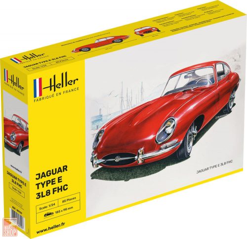 Heller 1:24 Jaguar Type E 3L8 FHC