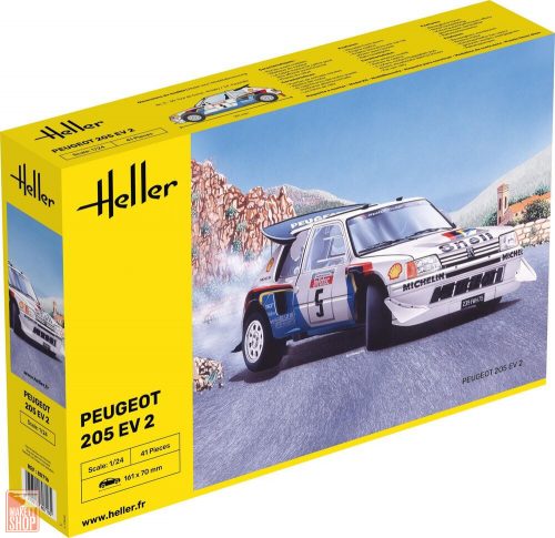 Heller 1:24 Peugeot 205 EV 2