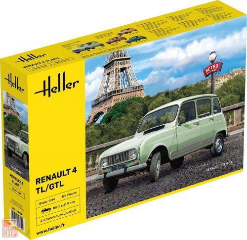 Heller 1:24 Renault 4TL/GTL