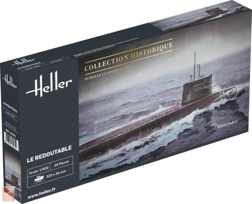 Heller 1:400 U-Boot S/M Redoutable