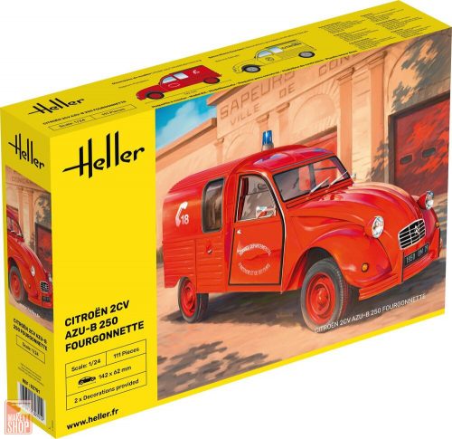 Heller 1:24 Citroen 2CV Fourgonette AK 250