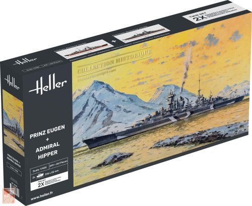 Heller 1:400 Prinz Eugen + Admiral Hipper TWINSET