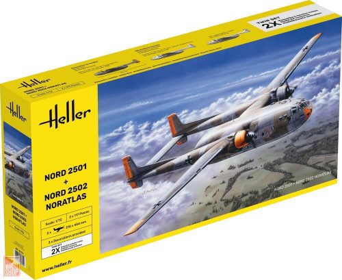 Heller 1:72 Nord2501 + Nord 2502 "NORATLAS" TWINSET