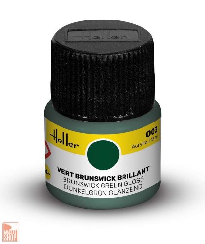 Heller  Peinture Acrylic 003 vert brunswick brillant