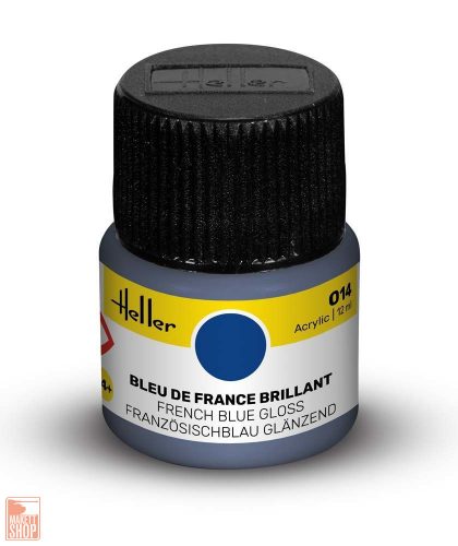 Heller  Peinture Acrylic 014 bleu de france brillant