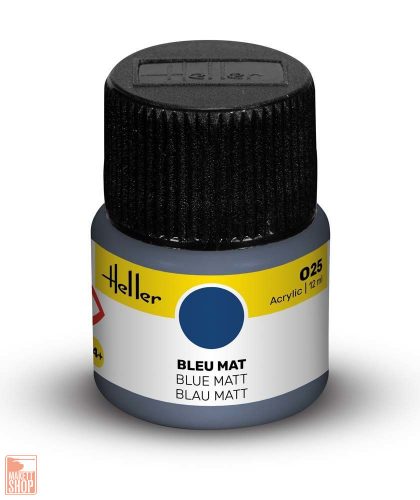 Heller  Peinture Acrylic 025 bleu mat