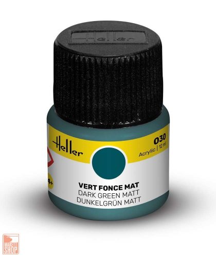 Heller  Peinture Acrylic 030 vert fonce mat