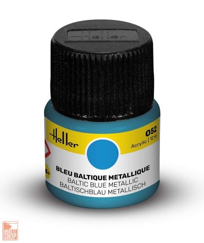 Heller  Peinture Acrylic 052 bleu baltique metallique