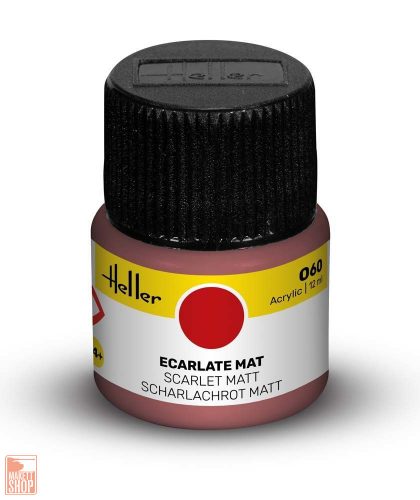 Heller  Peinture Acrylic 060 ecarlate mat