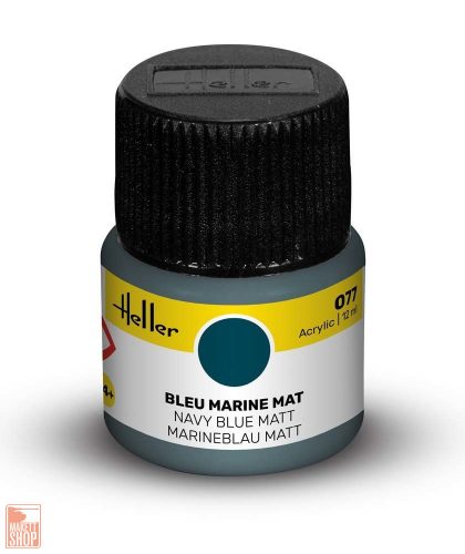 Heller  Peinture Acrylic 077 bleu marine mat