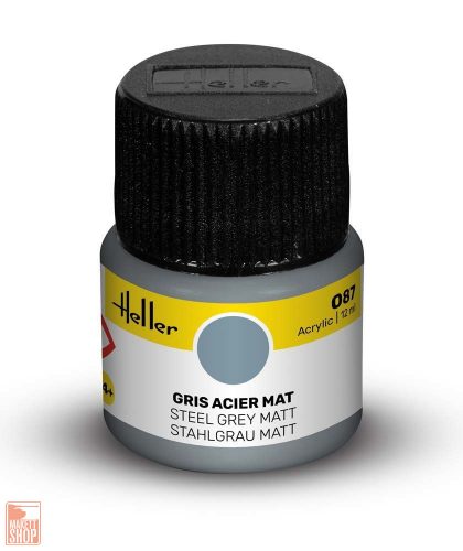 Heller  Peinture Acrylic 087 gris acier mat