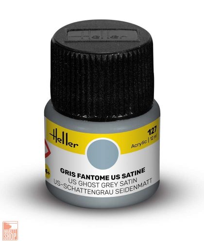 Heller  Peinture Acrylic 127 gris fantome us satine