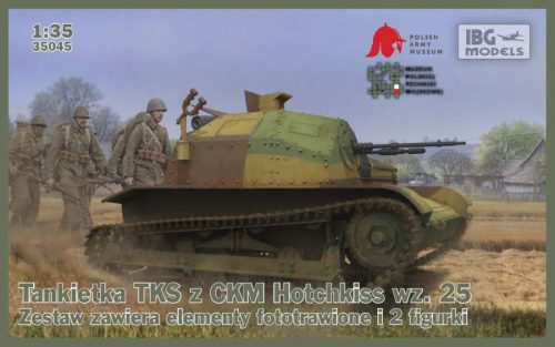 IBG Model 1:35 TKS Polish Tankette with machine gun (includes 2 figures)