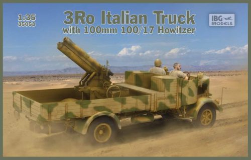 IBG 1:35 3Ro Italian Truck with 100/17 100mm Howitzer