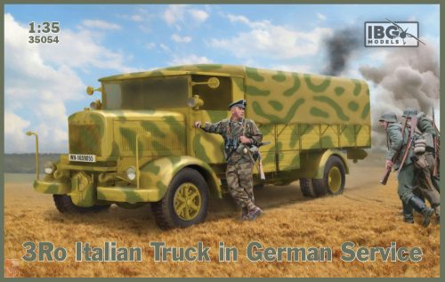 IBG Model IBG35054 1:35 3Ro Italian Truck in German Service