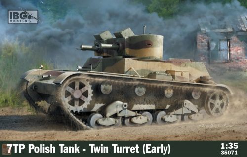 IBG Model IBG35071 1:35 7TP Polish Tank -Twin Turret (Early Production)