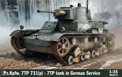 IBG Model IBG35073 1:35 Pz.Kpfw. 7TP 731(p) - 7TP tank in German Service