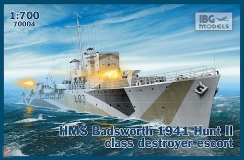 IBG Model IBG70004 1:700 H.M.S. Badsworth 1941 Hunt II class destroyer escort