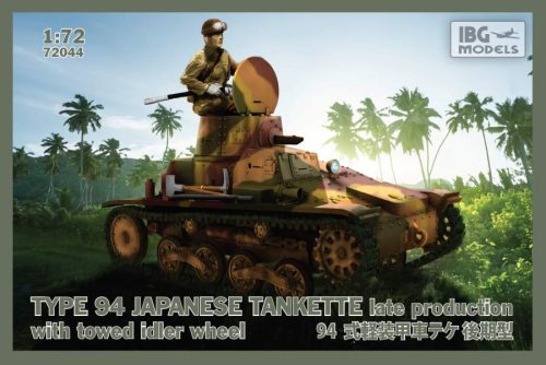 IBG Model TYPE 94 Japanese Tankette - late production with towed idler whee