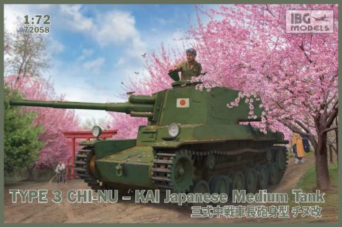 IBG Model 1:72 Type 3 Chi-Nu – Kai Japanese Medium Tank