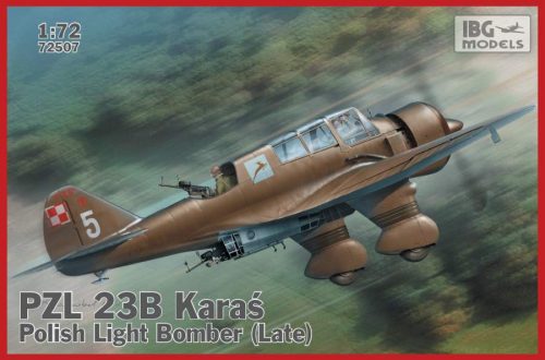 IBG Model 1:72 PZL. 23B Karaś – late production repülőgép makett