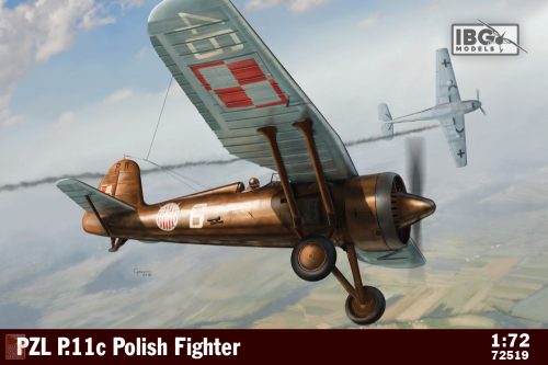 IBG Model IBG72519 1:72 PZL P.11c Polish Fighter Plane