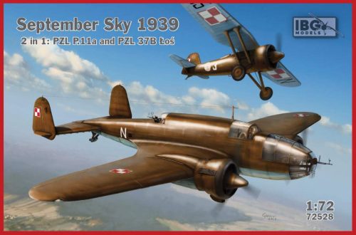 IBG 1:72 September Sky 1939 - 2 in 1 - PZL 37B Los and PZL P.11a