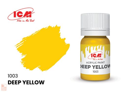 ICM  BASIC COLORS Deep Yellow bottle 12 ml