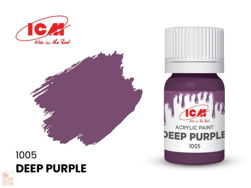 ICM  BASIC COLORS Deep Purple bottle 12 ml