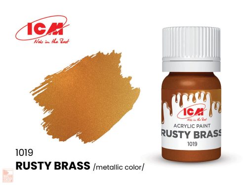 ICM  METALLIC COLORS Rusty Brass bottle 12 ml