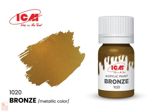 ICM  METALLIC COLORS Bronze bottle 12 ml