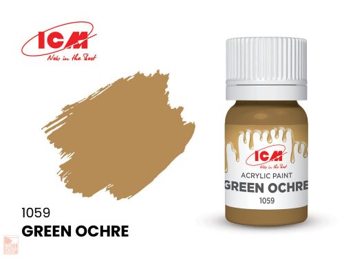 ICM  BROWN Green Ochre bottle 12 ml