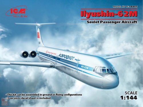 ICM 1:144 Ilyushin-62M, Soviet Passenger Aircraft