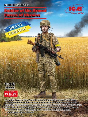 ICM 1:16 Soldier of the Armed Forces of Ukraine(100% new molds)